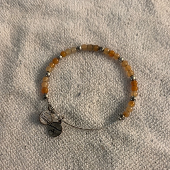 Alex and Ani Orange Beaded Bracelet - Picture 1 of 4